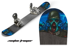 Zombie Trooper Snowboard Tip Graphic Decal