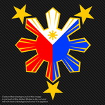 Filipino Pride Window Decal Sticker