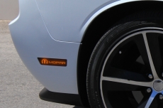 Dodge Challenger Matte Mopar Front Sidemarker Vinyl Graphics Decal 2008-2014