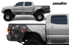 Toyota Tacoma 2005-2015 Custom Quarter Side Decal Truck Wrap - SNAKE