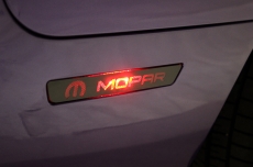 Dodge Challenger Matte Mopar Rear Side Marker Vinyl Graphics Decal 2015-2016