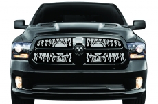 Dodge Ram 1500 2013-2015 - Cold Front Winter Grille Cover Inserts