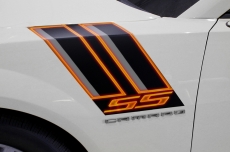 Chevrolet Camaro Hood Hash Marks Racing Graphics Decals
