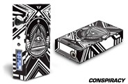 Sigelei 100 watt Vape Graphic Decal Skin Conspiracy