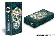 Sigelei 100 watt Vape Graphic Decal Skin Sugar Skully