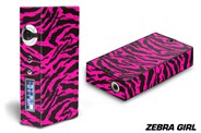 Sigelei 100 watt Vape Graphic Decal Skin Zebra Girl