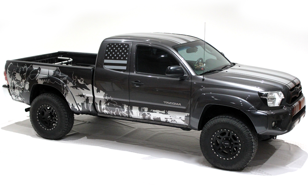 Toyota Tacoma 05-15 Vinyl Graphics for Bed Fender