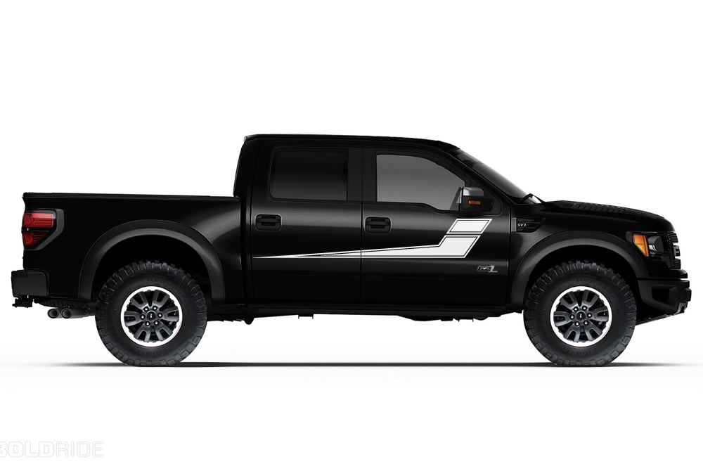 Ford Raptor 2010-2014 Vinyl Graphics for Side of Truck