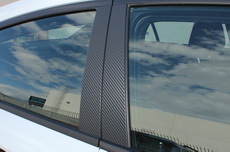 Dodge Charger Side Pillar Vinyl Graphics Decal CARBON FIBER (2011-2014)