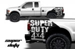 Ford F-250/F-350 Vinyl Graphics Fender Bed Art (2007-2010)