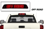 Toyota Tundra 3rd Brake Light Graphic Vinyl Decal Matte Black (2007-2013)