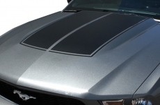Ford Mustang Hood Stripes Vinyl Graphics Decal (2010-2013)