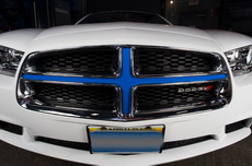 Dodge Charger Grille Insert Vinyl Graphics Decal (2011-2014)