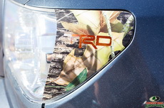 Toyota Tundra Mossy Oak Head Light Graphic Vinyl Decal (2007-2013)