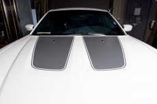 Dodge Charger Hood Vinyl With Strip Vinyl Graphics Decal (2011-2014)