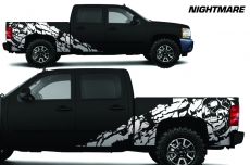 Chevy Silverado Truck 2008-2013 1500/2500/3500 CREW CAB Vinyl - NIGHTMARE