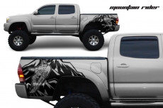 Toyota Tacoma 2005-2015 Custom Quarter Side Decal Truck Wrap - MOUNTAIN RIDER