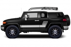 Toyota FJ Cruiser 2007-2014 Custom Side Stripe Decal Truck Wrap - GRADIENT