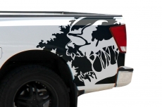 Nissan Titan Truck 2004-2013 Custom Vinyl Decal Wrap Kit SCREAM