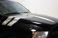 Dodge Ram Truck 1500/2500 2009-2014 Hood Vinyl Hash Marks With Accent