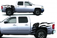 Chevy Silverado Truck 2008-2013 1500/2500/3500 CREW CAB Vinyl - PATRIOT