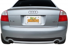 Audi A4 Rear Bumper Diffuser Vinyl Sticker Decal Insert 2002-2005