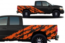 Dodge Ram Truck 2002-2008 Custom Vinyl Decal - SHRED