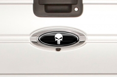 Ford F-150 RAPTOR Punisher Colored Oval Emblem Overlay Decals (2010-2014) 