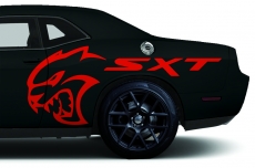 Custom Vinyl Decal HELLCAT SXT Wrap Kit for Dodge Challenger 2015-2016