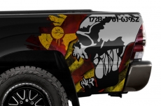 Toyota Tacoma Truck Quarter Panel Wrap Graphic Decal Printed SCREAM 2005-2015 